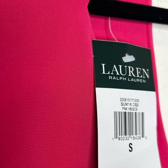 Lauren Ralph Lauren Cutaway Jersey Tank Pink Size Small - Picture 5 of 7